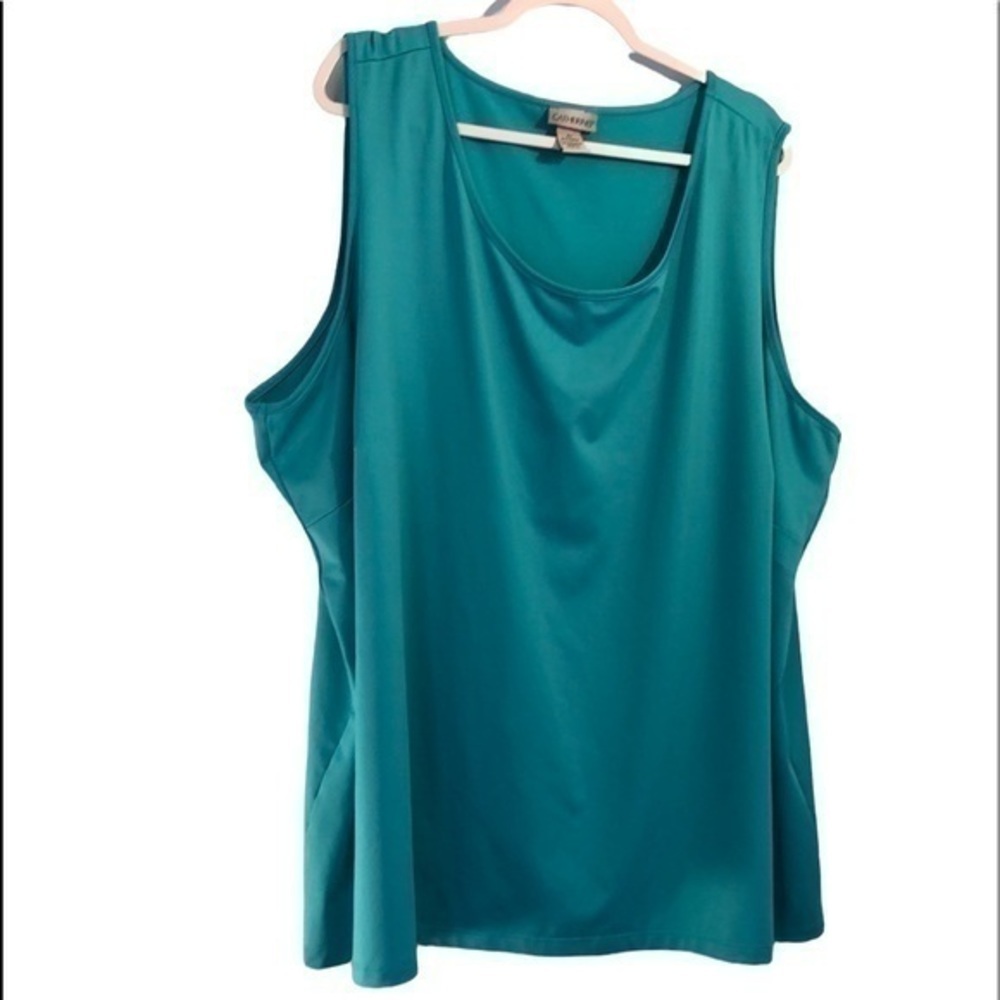 Catherine’s tank top size 5X sky blue lagenlook sleeveless.​